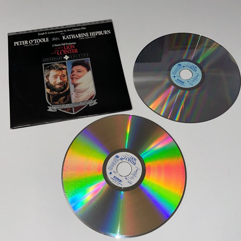 1994 THE LION IN WINTER LASER DISC